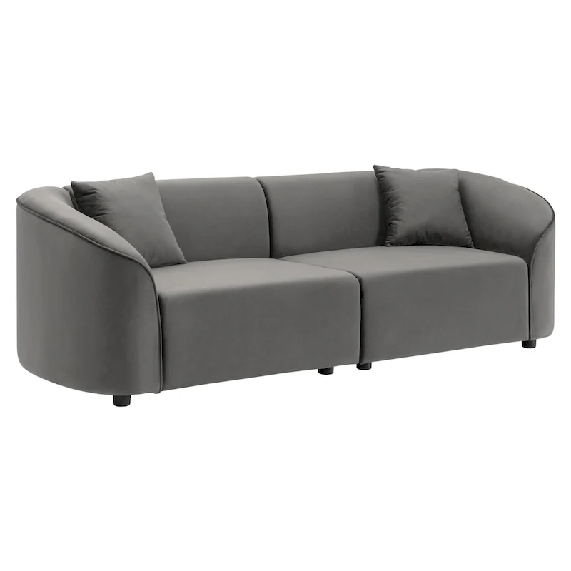 Christopher Knight Home - Allegra Sculptural 87 Curved Sofa