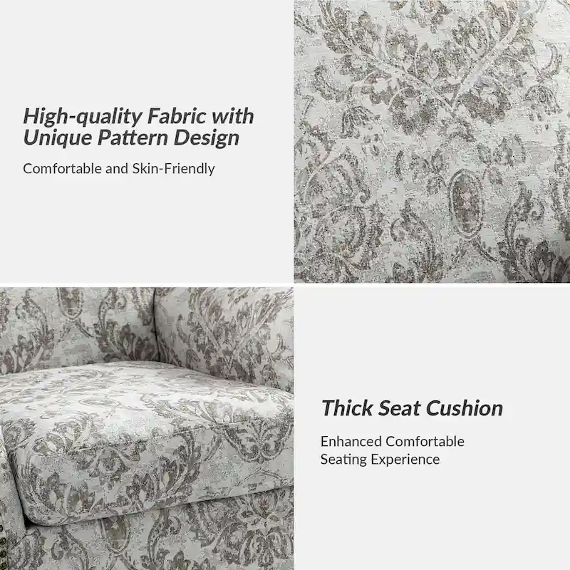 Giampiero Living Room Armchair with Nailhead Trims Set of 2 by HULALA HOME