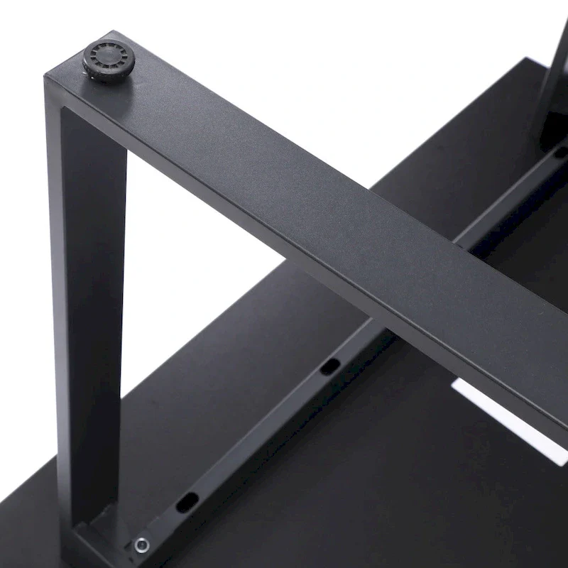 Conference Table with Laminate Top - Gray Oak/Walnut