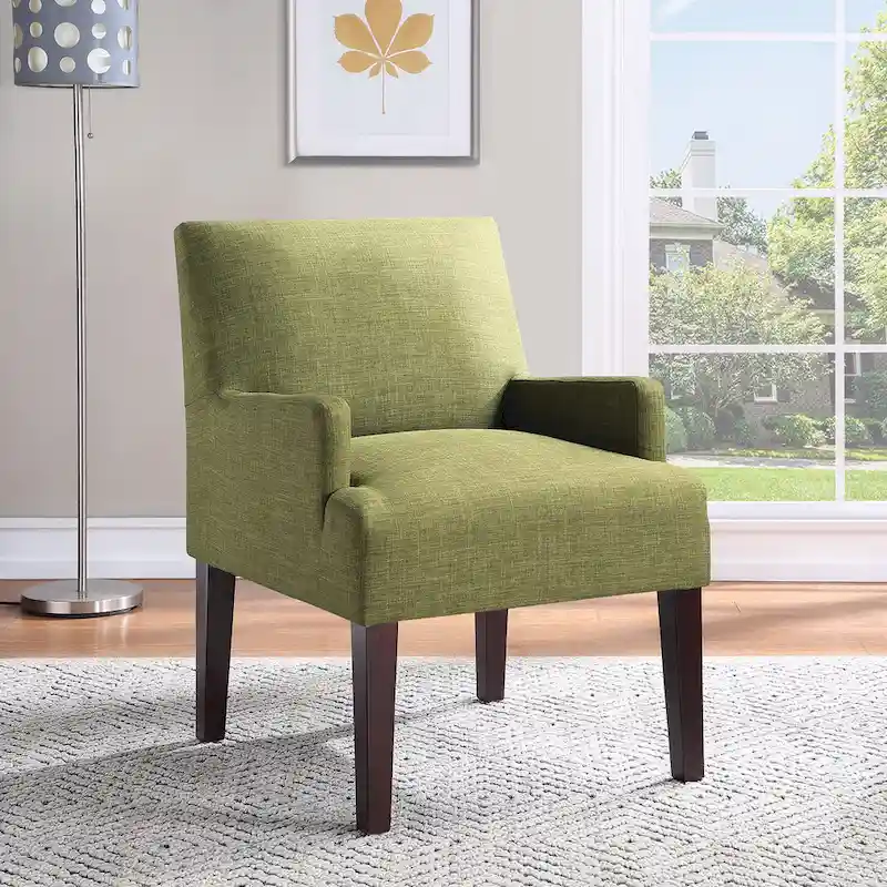 OSP Home Furnishings Main Street Accent Chair in Woven Fabric