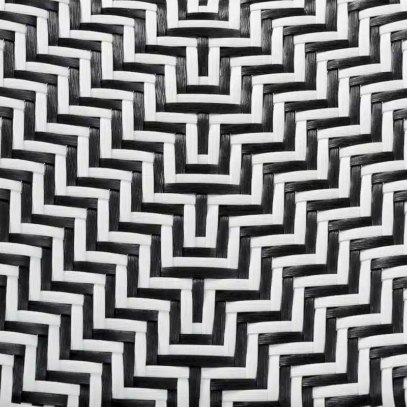 Wagner Modern French styled Natural Rattan Bistro Chair with Weaving