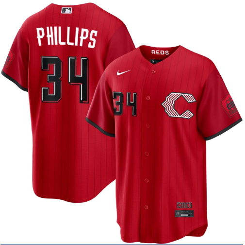 Connor Phillips Cincinnati Reds Red 2026 City Connect Limited Jersey