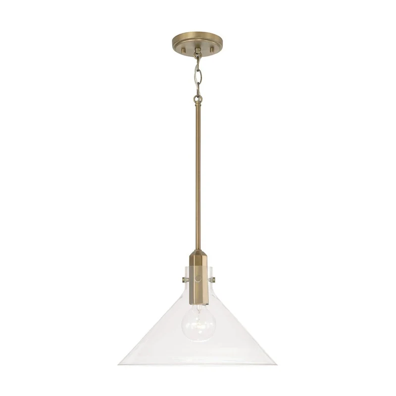 Greer 1-light Pendant w/ Clear Glass
