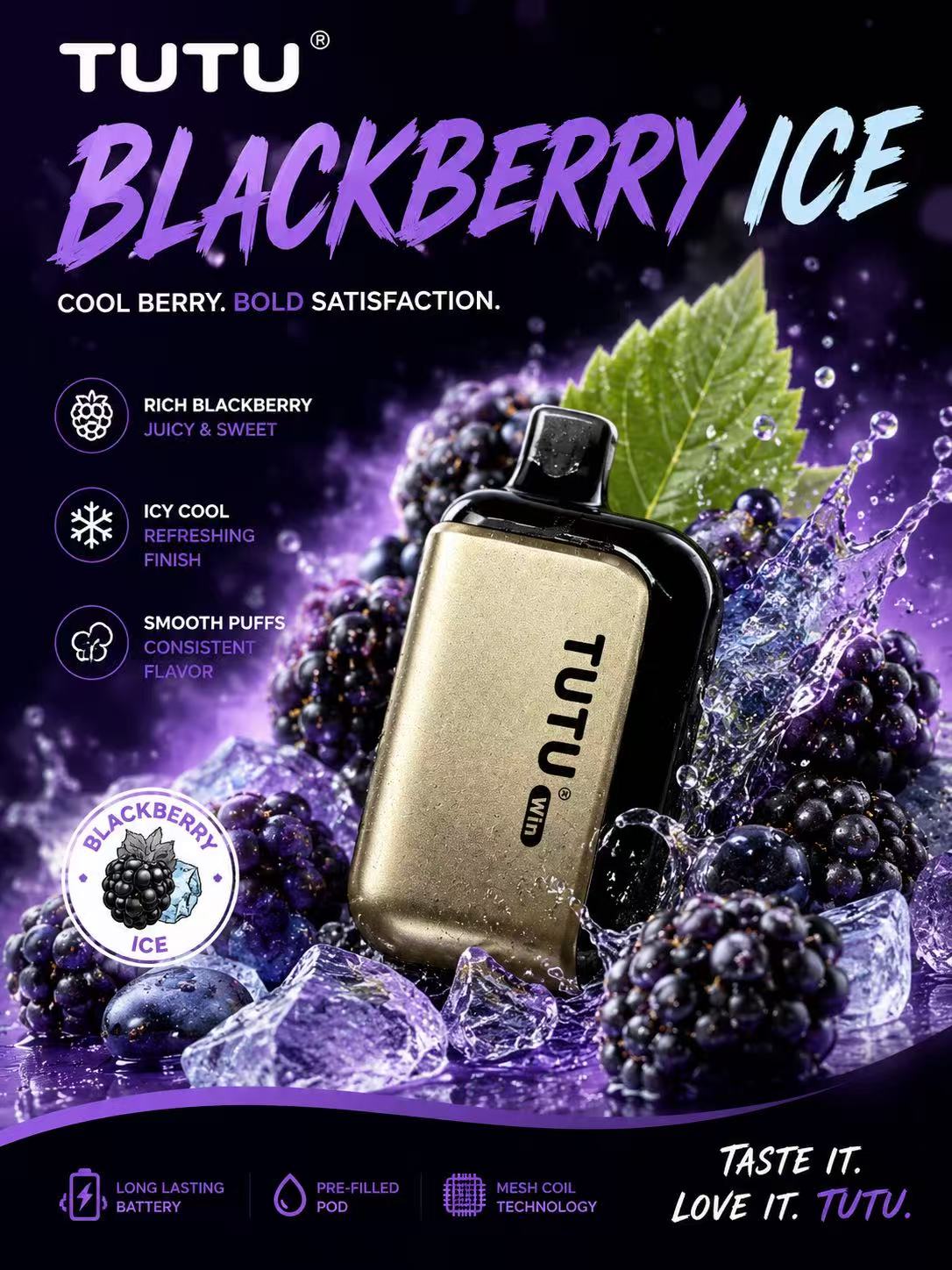 TUTU win 10000 Puffs Disposable Vape Newest brand 12 Flavors