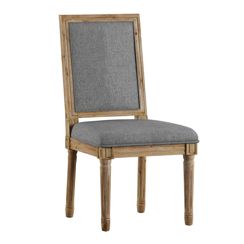 Rectangular Linen Dining Chairs