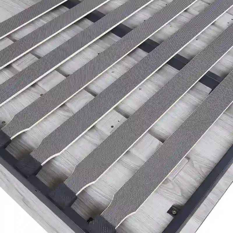 Gray Fold-Down Murphy Bed with Integrated Cabinet – Modern Style, Twin / Full, Sleeps 1