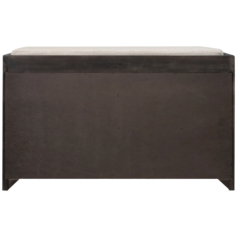 Fully Assembled Shoe Bench with Removable Cushion