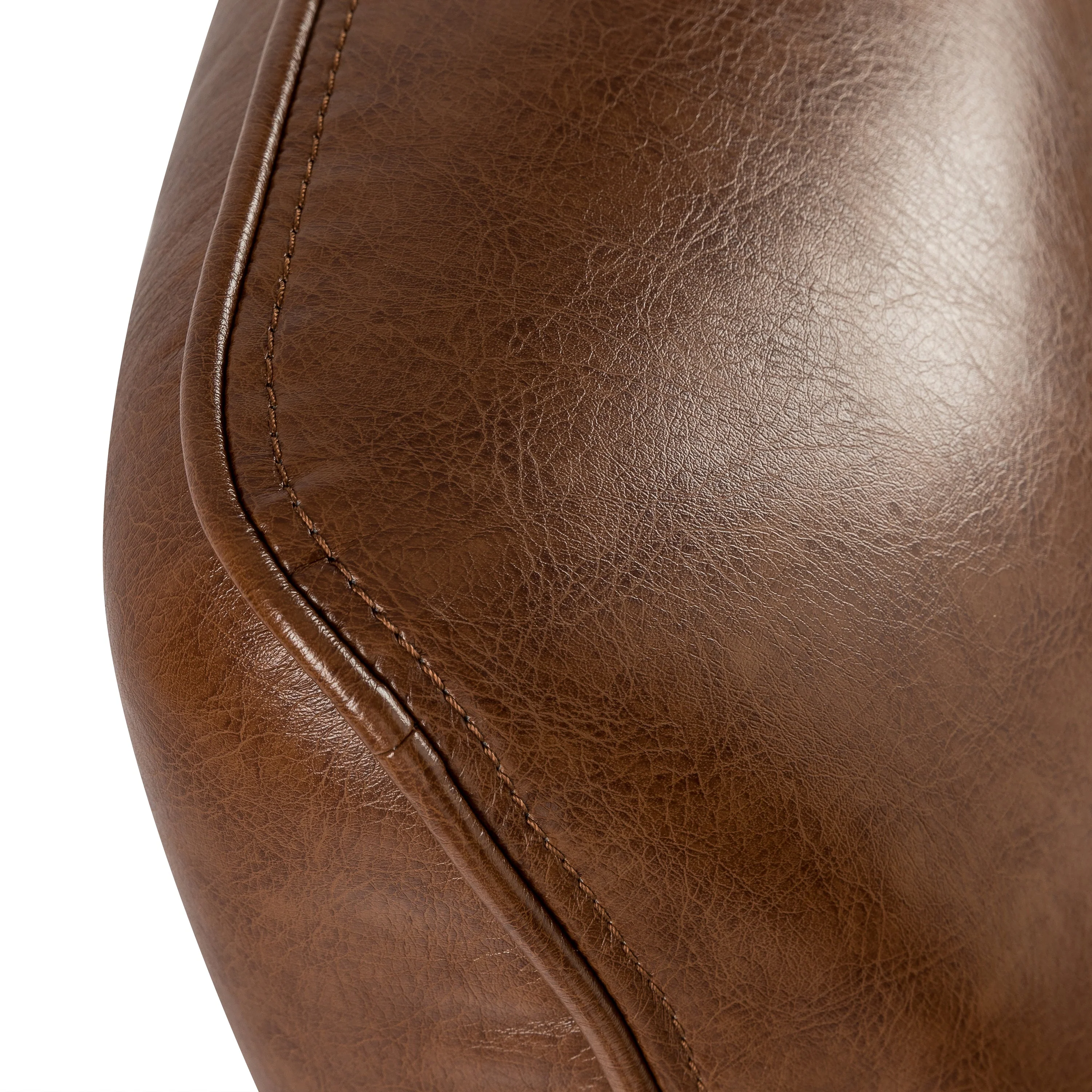 Comfy Upholstered Recliner Chair ¨C Small Push Armchair with Footrest & Rubber Wood Legs