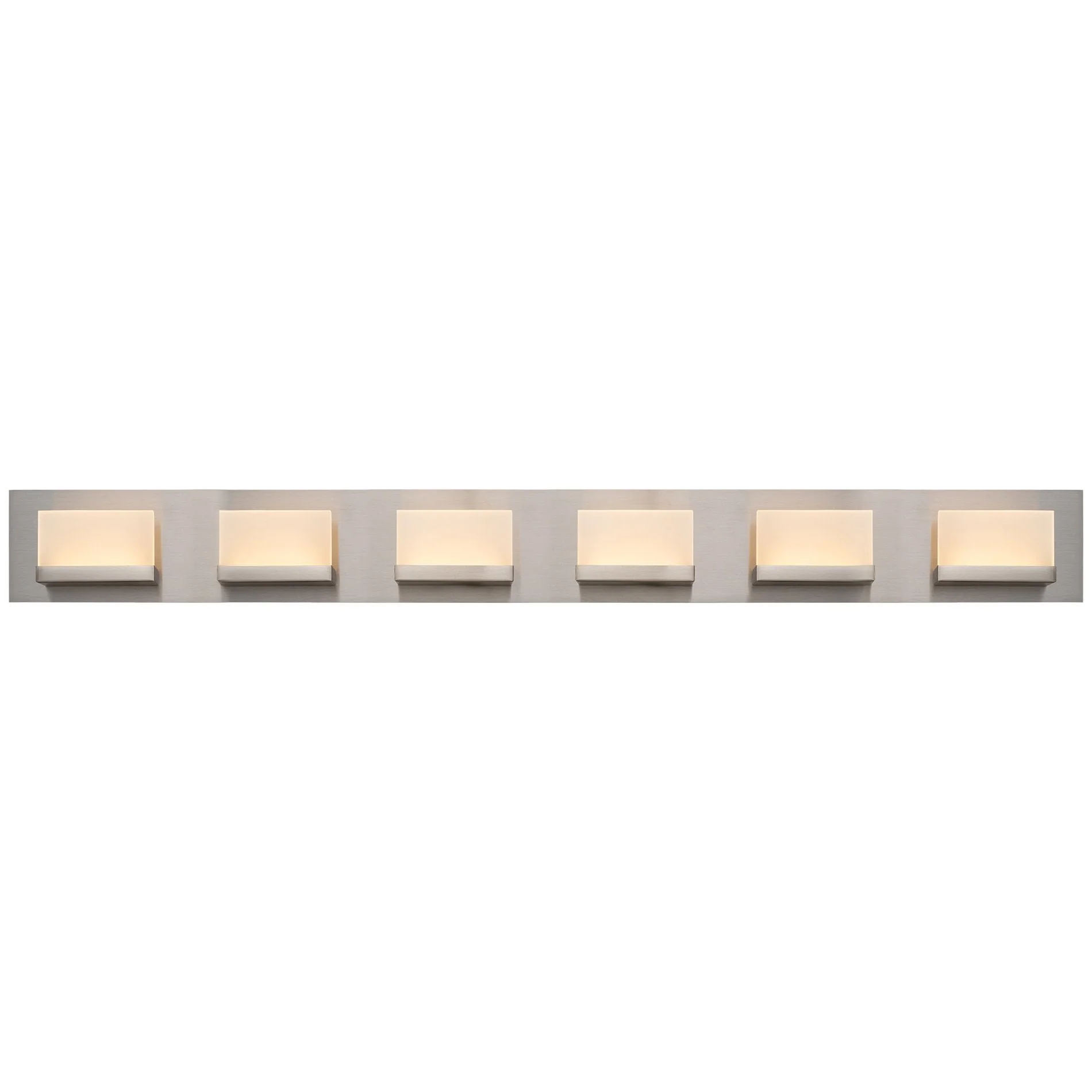 Everett 48 Modern 6-Light 60W Integrated LED (360W eq.) Bathroom / Vanity Light