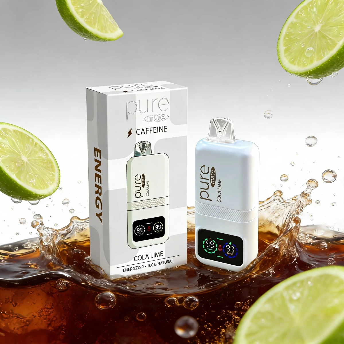 Cola Lime Healthy Vape | 10,000 Inhales | Zero Nicotine Soda Switch
