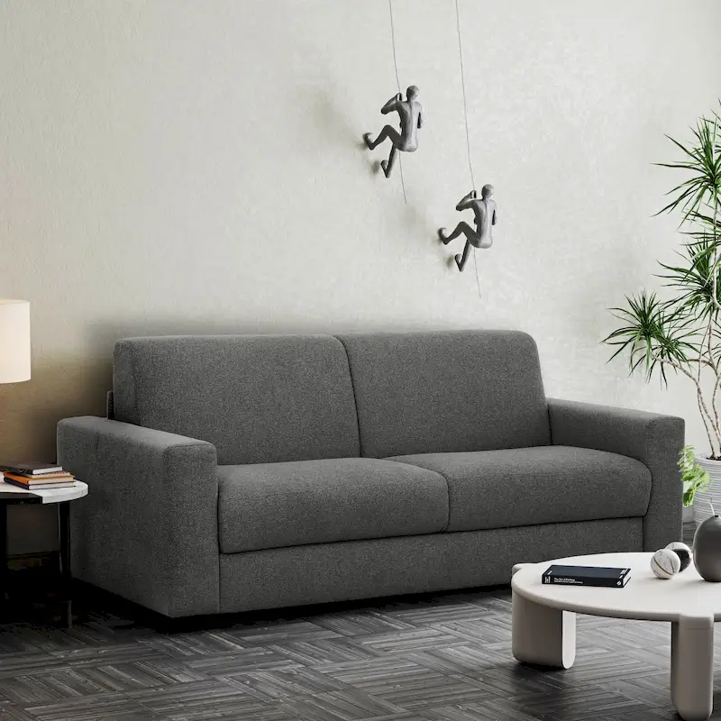 Giotto 78 in. Full Sleeper Sofa with Memory Foam Mattress