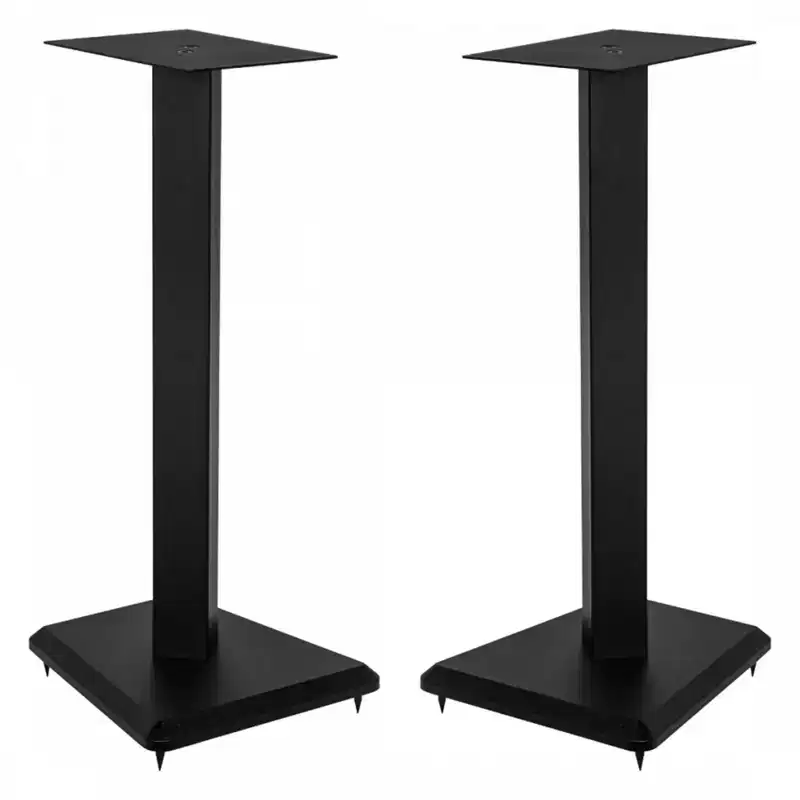 Elac LS10-B - 23 Steel and Wood Speaker Stands - Black, Pair