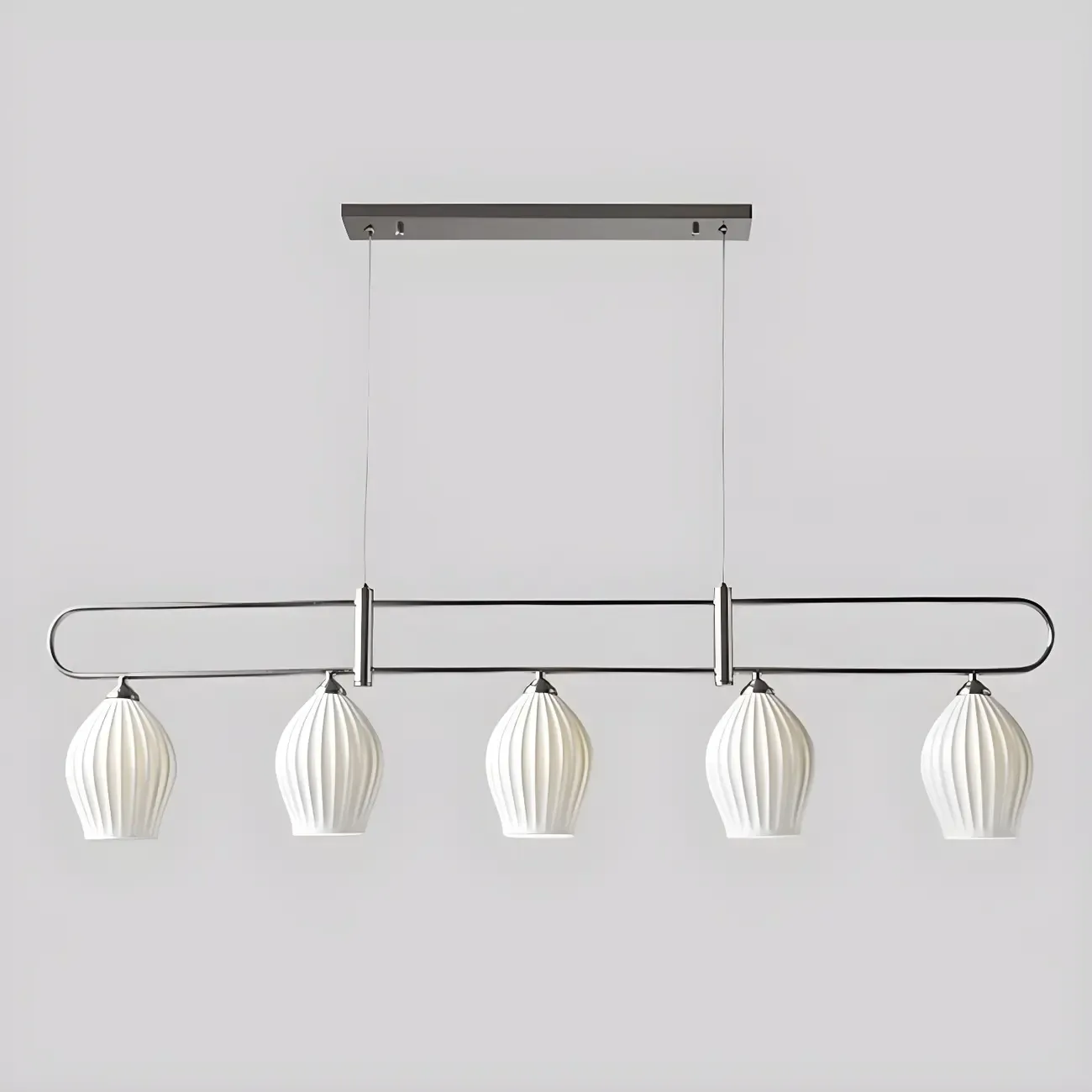 Simple Modern Ceramic Multi-Light Island Pendant Light