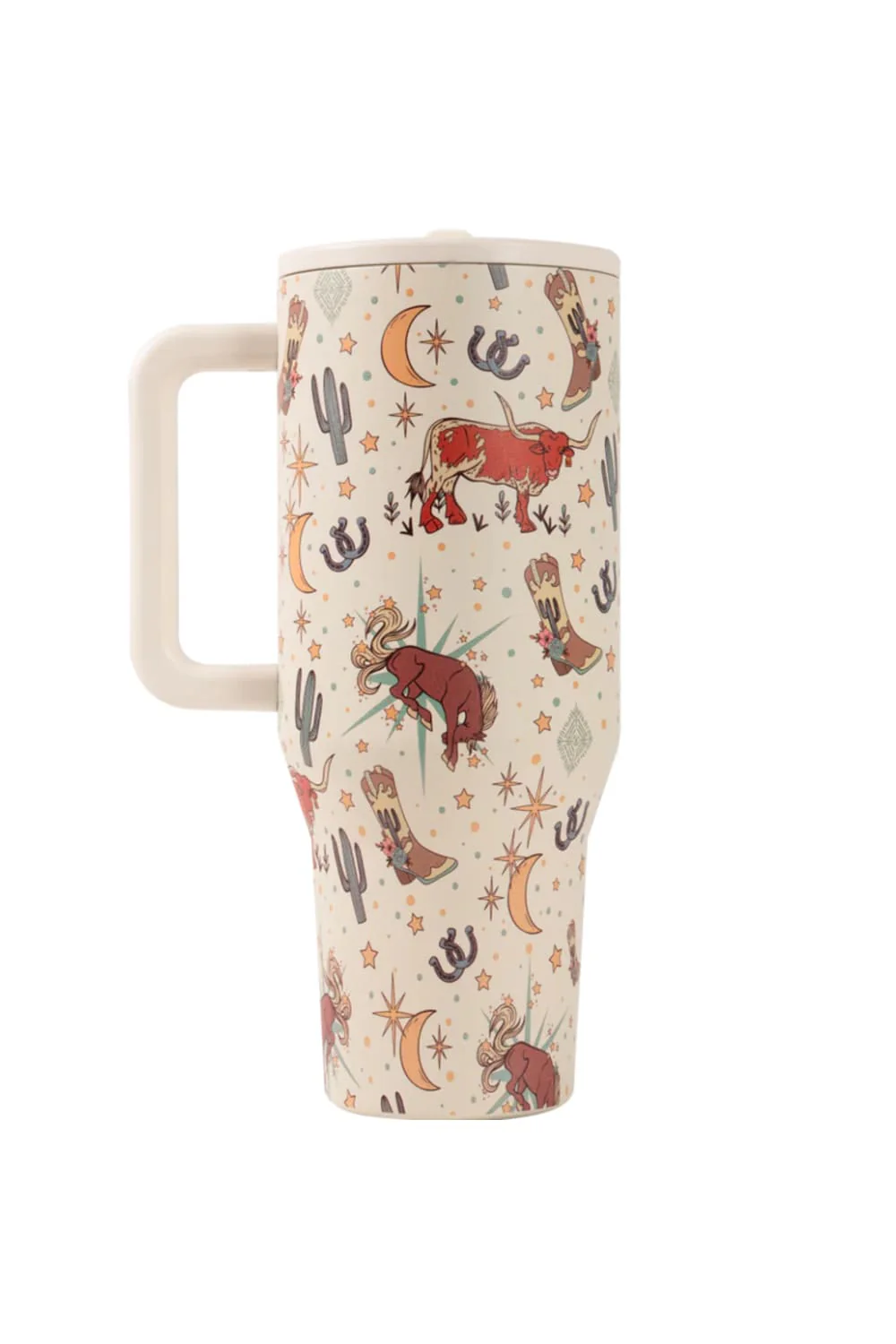 HydroJug Traveler 40 oz Tumbler in Rodeo | 40OZ RODEO-WESTERNBEIGE