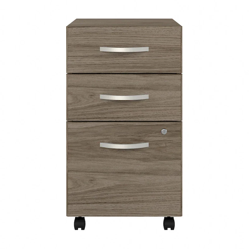 Hybrid 3 Drawer Mobile File Cabinet