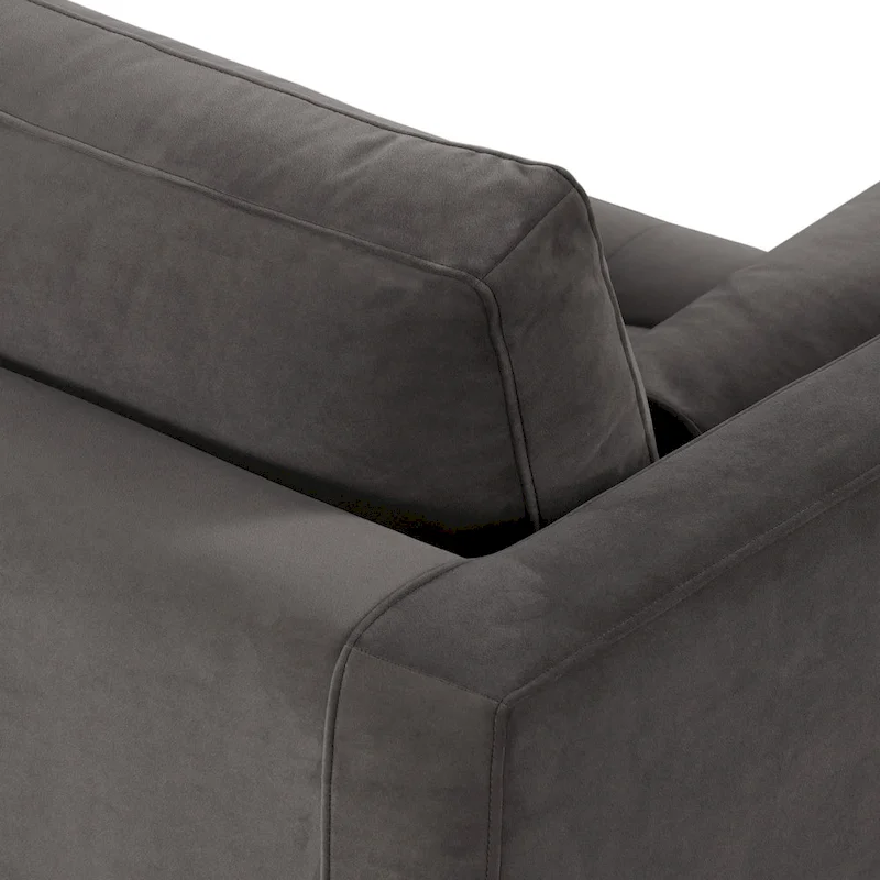 Poly & Bark Napa 72 Velvet Fabric Sofa