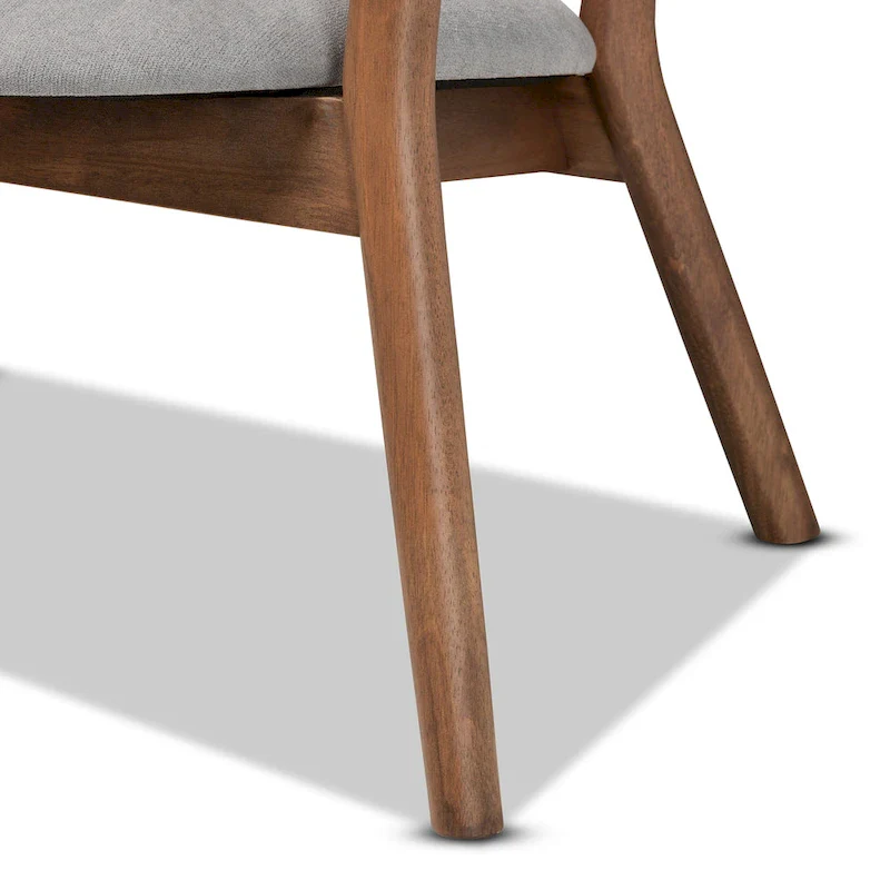 Baron Mid-Century Modern 2-Piece Living Room Accent Chair Set