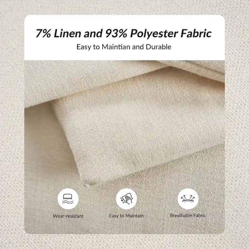 Antonio Transitional 83.5 Slipcovered Sofa with Curved Back by HULALA HOME