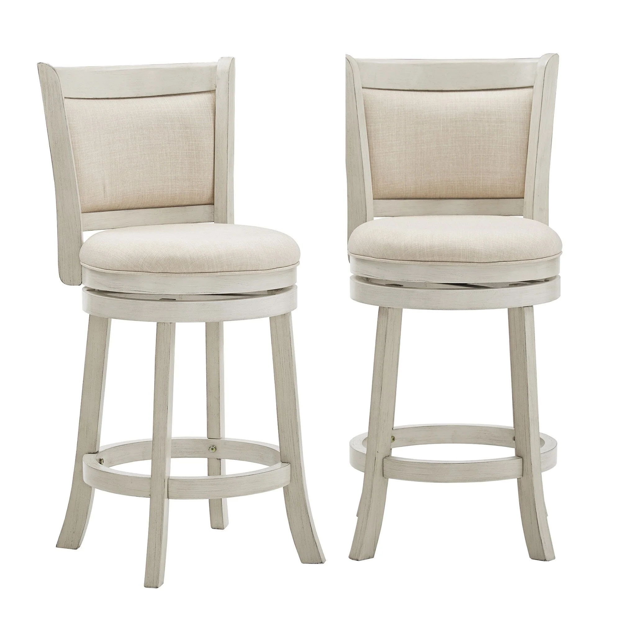 Rovinj Upholstered Back Swivel Stool