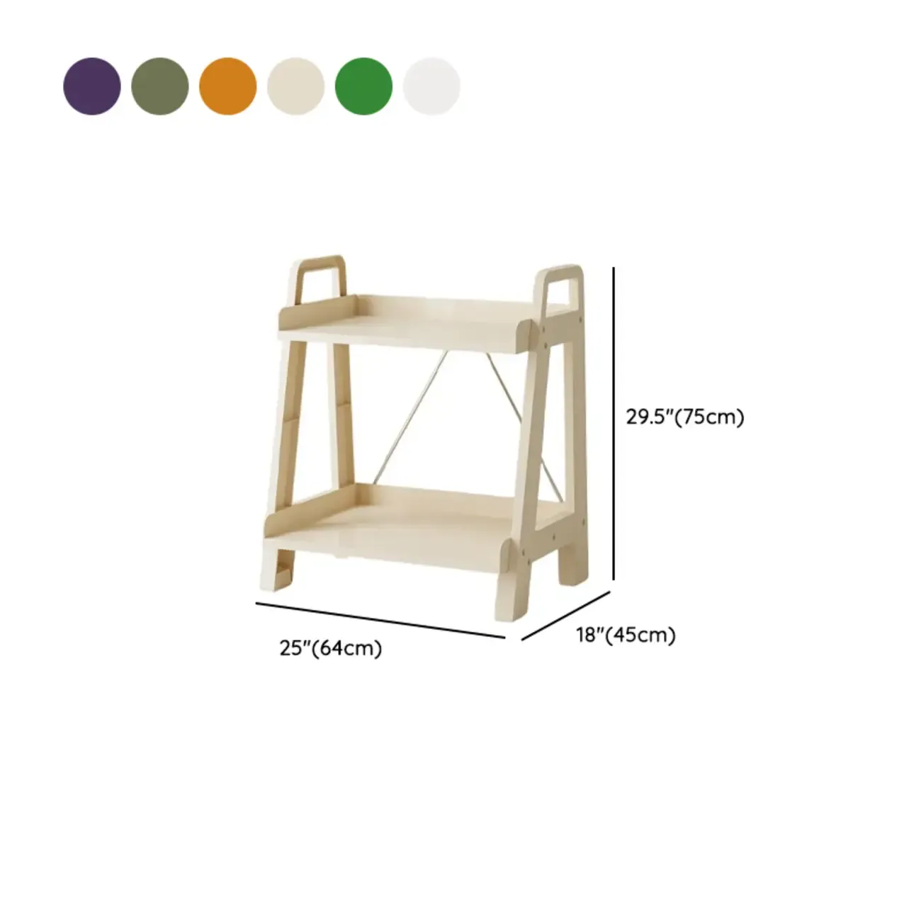 Modern Milky White Four Legs Acrylic Sofa End Table