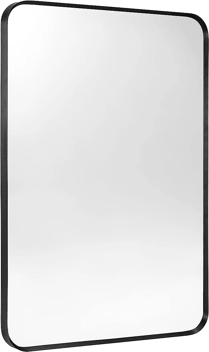 Black Rectangle Mirror