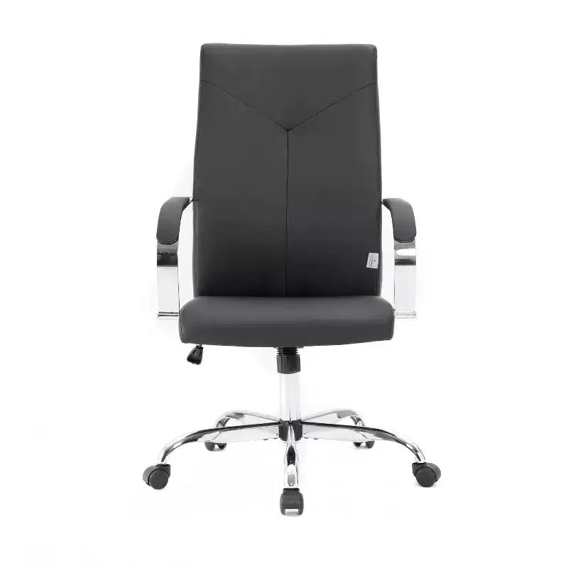 HomeStock 33 in.H Adjustable Height Gray Cushion Seat Material with Swivels Office Chairs