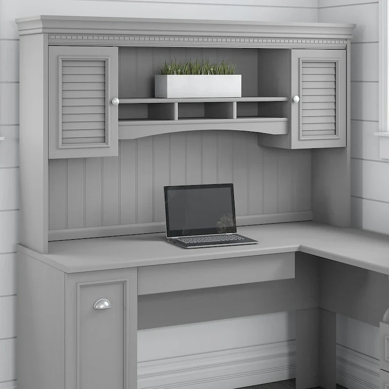 Fairview 60W Hutch for L Shaped Desk by Bush Furniture