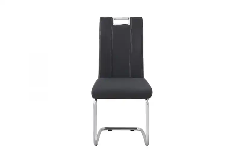 Paladin II Dining Chair, Grey Fabric (set Of 2)