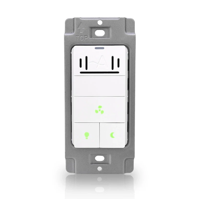 Single Pole Dimmer Switch for Led Light and Bathroom Fan