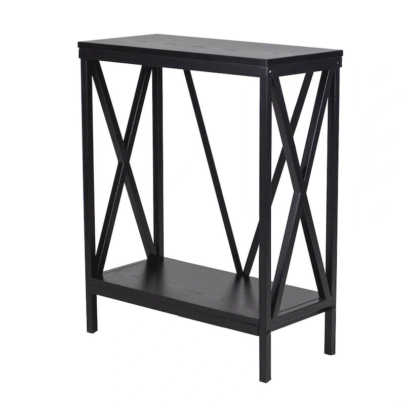 Aquatic Fundamentals 20 Gallon Steel X-Frame Aquarium Stand in Black