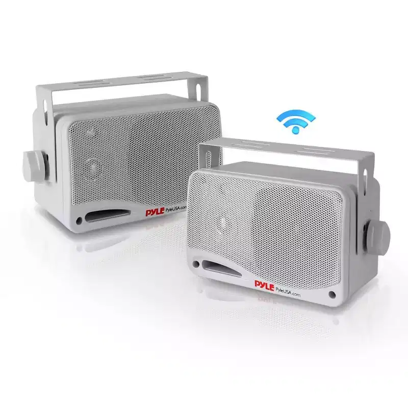 Pyle Outdoor Waterproof Wireless Bluetooth Speaker - White