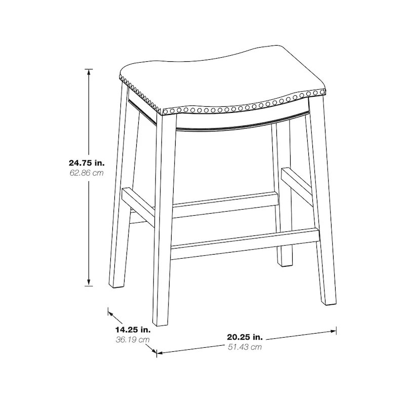 24 Saddle Stool