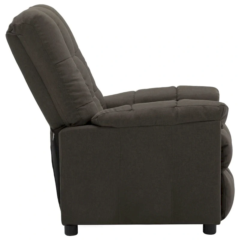 vidaXL Recliner Taupe Fabric - 29.1  x 38.9  x 40.1