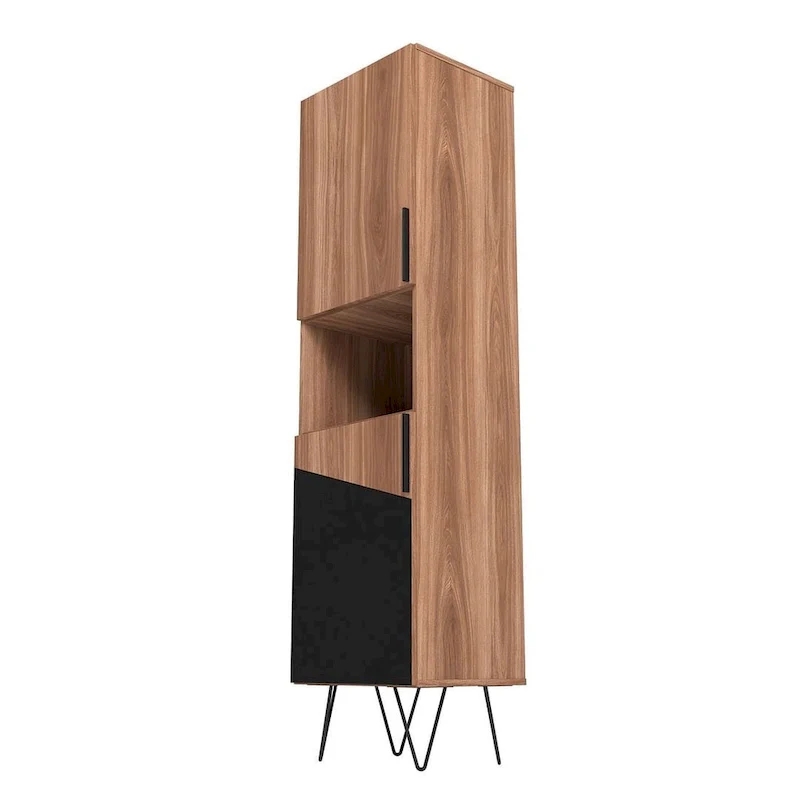 Beekman 17.51 Narrow Bookcase Cabinet with 5 Shelves