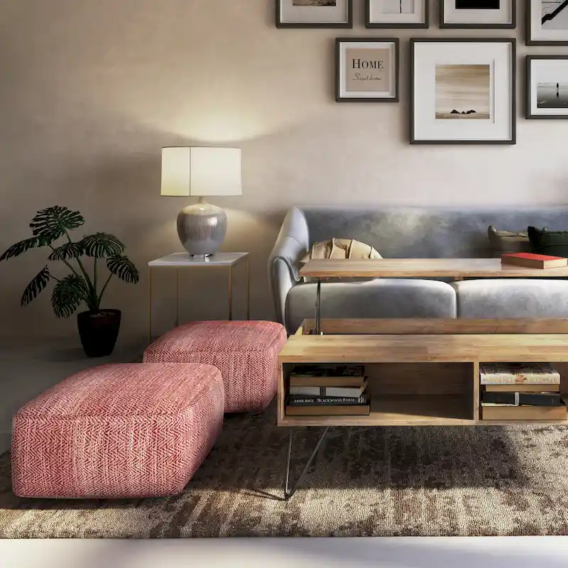 WYNDENHALL Terri Square Pouf