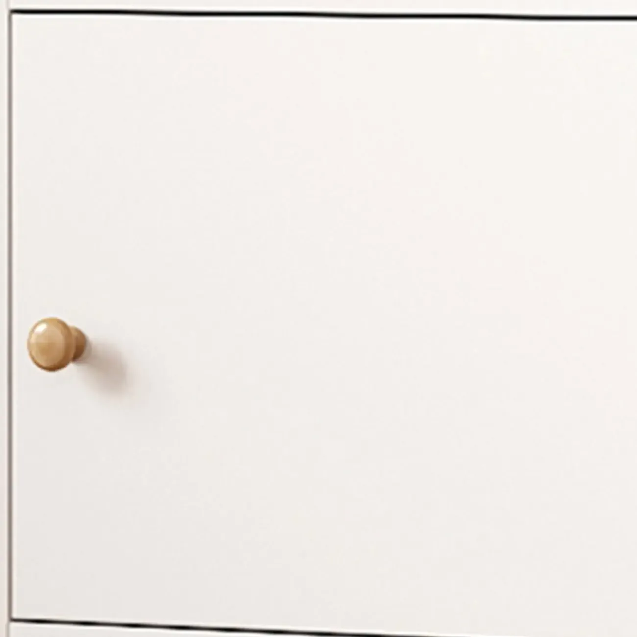 Simple Rectangular White Modular Wooden Bookcase