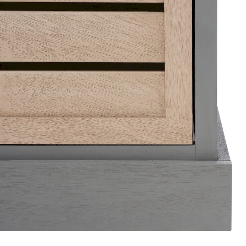 SAFAVIEH Mozella 3-Drawer Cushion Bench - 42 W x 15 D x 20 H - 42Wx15Dx20H