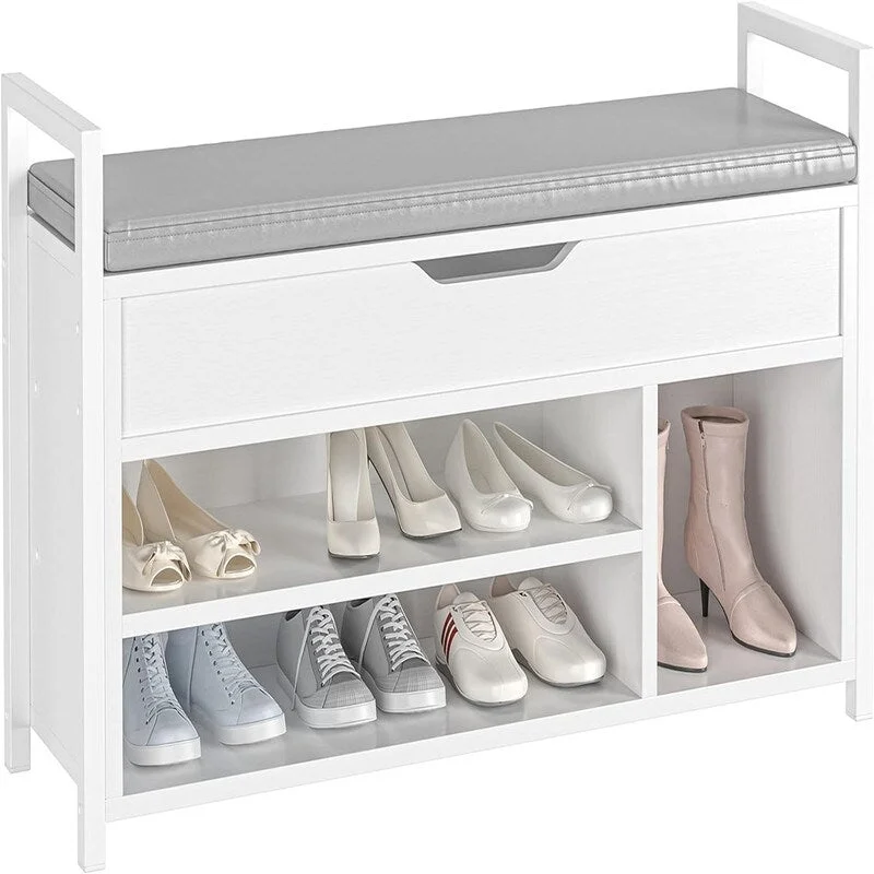 Shoe Storage Bench - 11.8 D x 35.4 W x 24.4 H