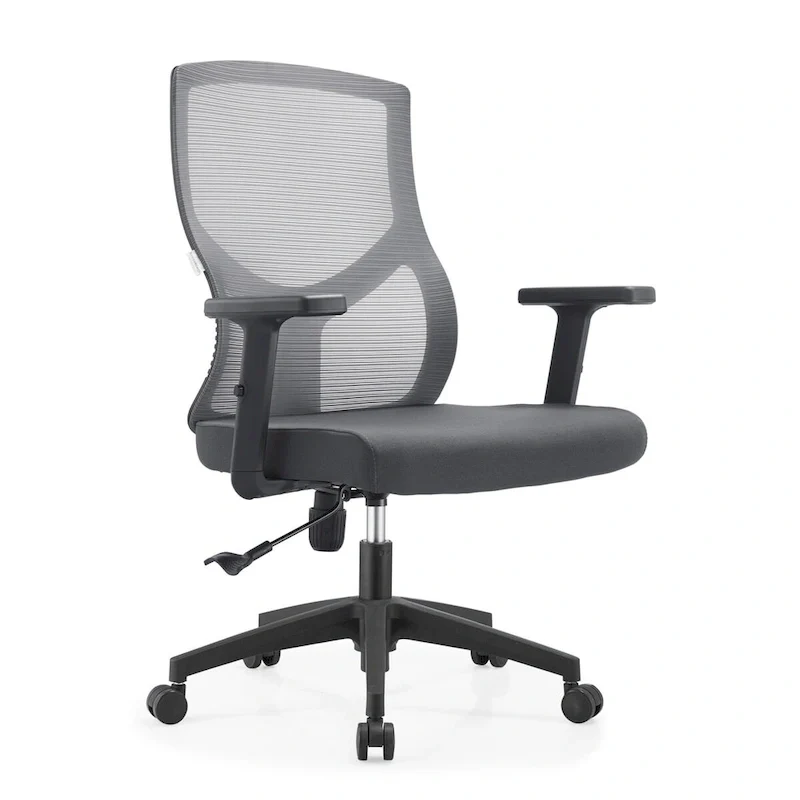 Glen Mid-Back Office Chair with Adjustable Height, Swivel and Tilt by LeisureMod