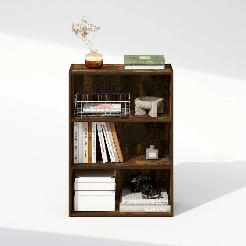 Furinno Simple Open Shelf, Bookcases, 3-Tier