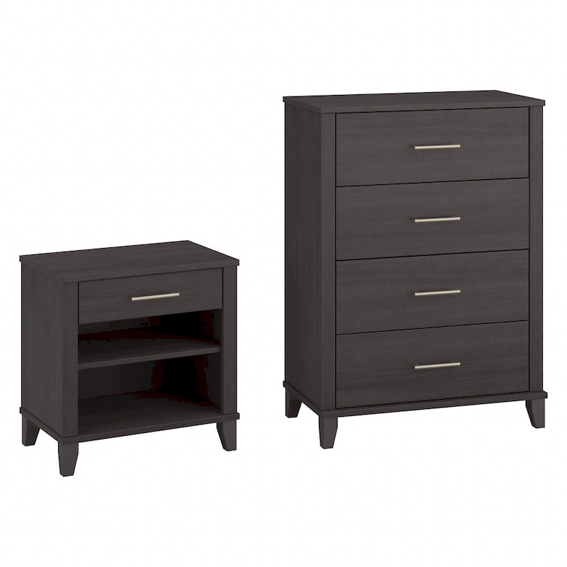 Somerset Chest of Drawers and Nightstand Set by Bush Furniture