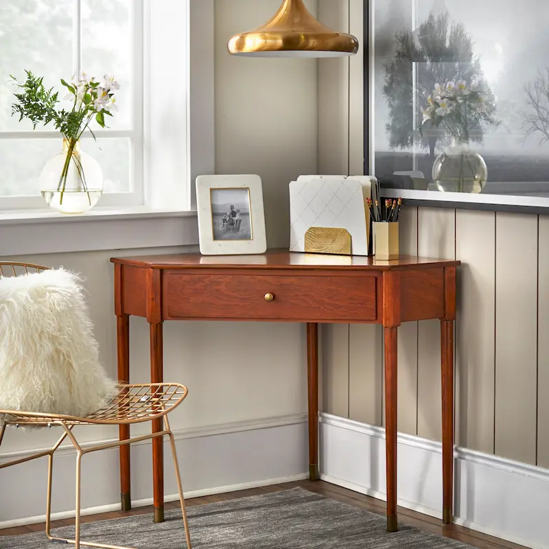 Mid-Century Corner Desk
