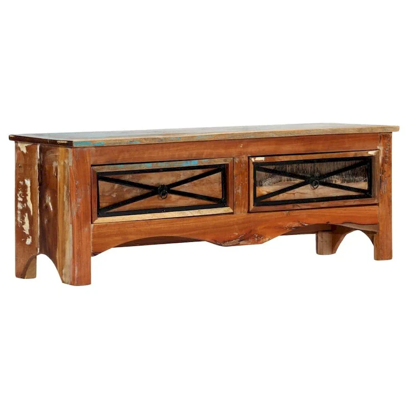 Reclaimed Wood TV Stand 47.2 x 11.8 x 15.7