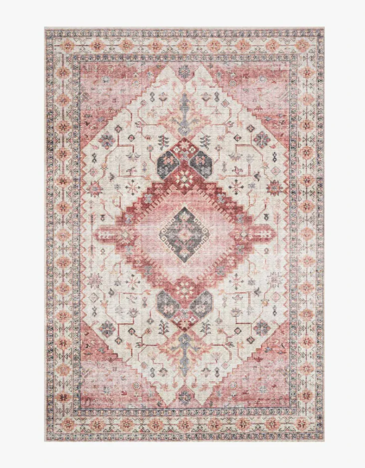 Skye Ivory/Berry Rug