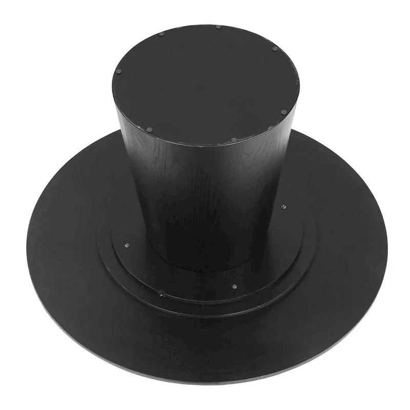 Oak Round Pedestal Dining Table for 6 - Natural Wood Finish