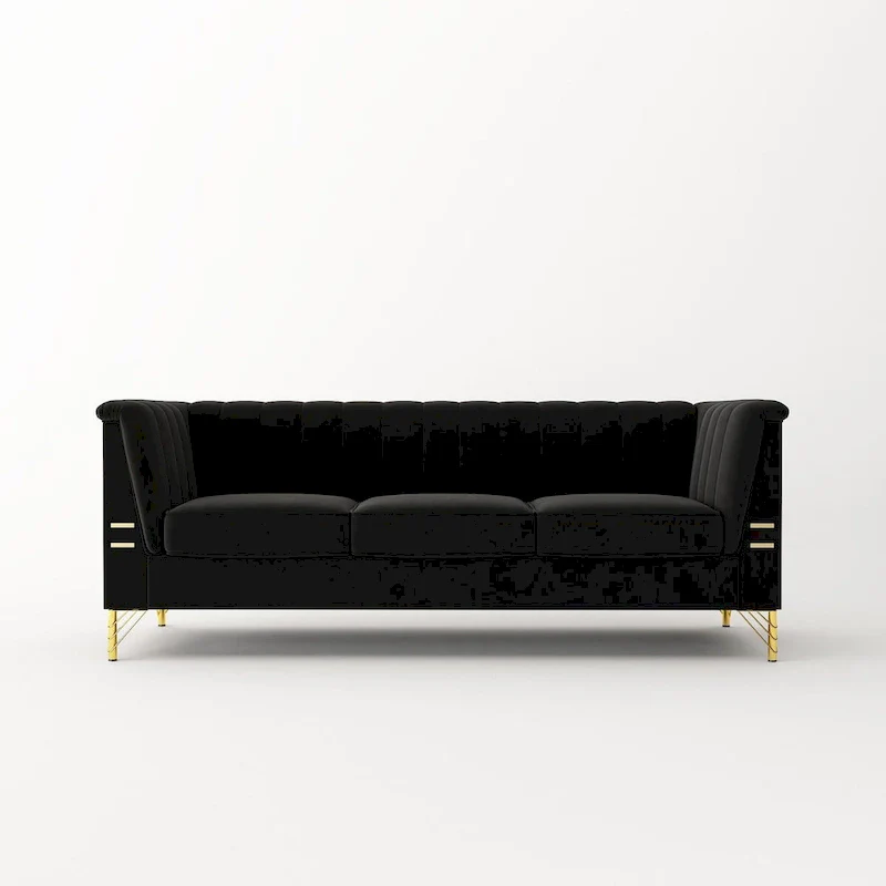 82.67 W Velvet Sofa