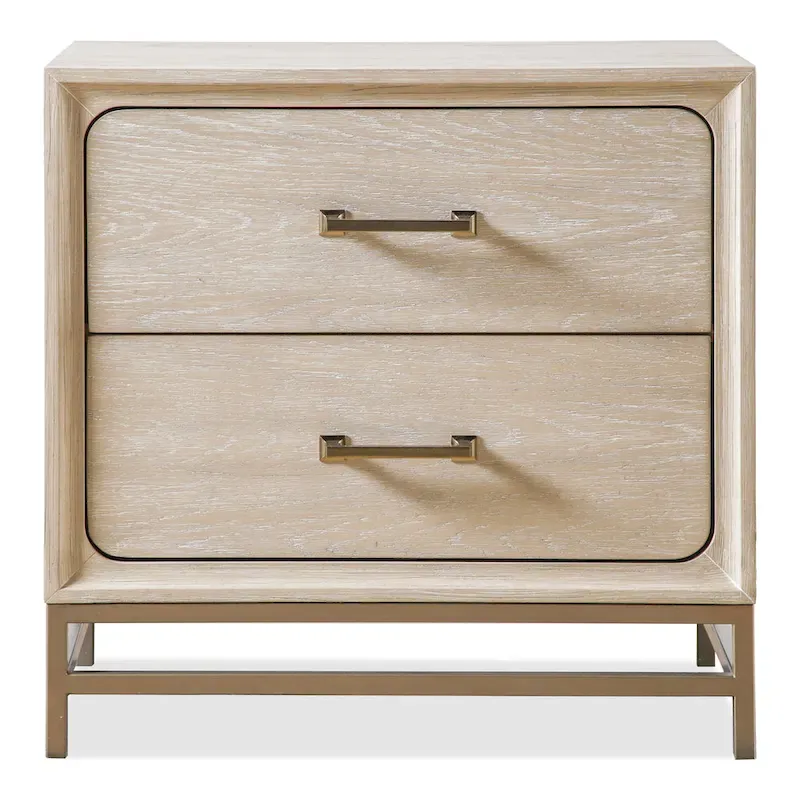 Drayden Transitional Oak Solid Wood 3-Piece Dresser and 2 Nightstand Bedroom Set