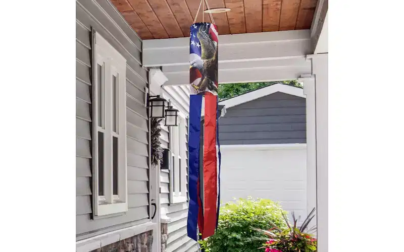 Briarwood Lane Everday American Freedom Eagle Windsock Wind Twister 40x6 For Everday Wind Spinner