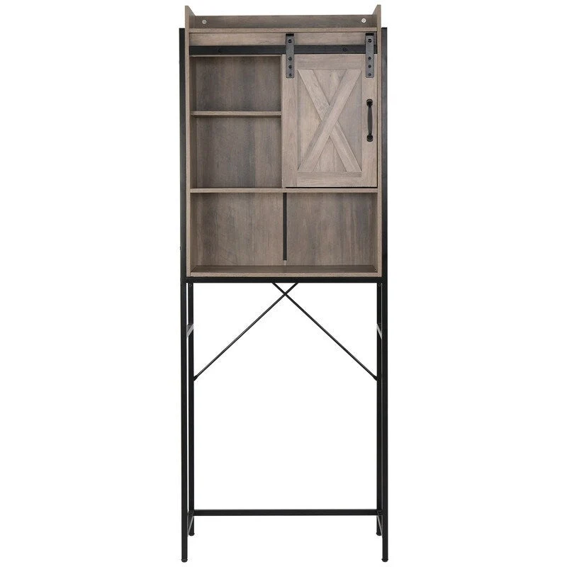Three-Layer Rack etro Style MDF Bathroom Cabinet