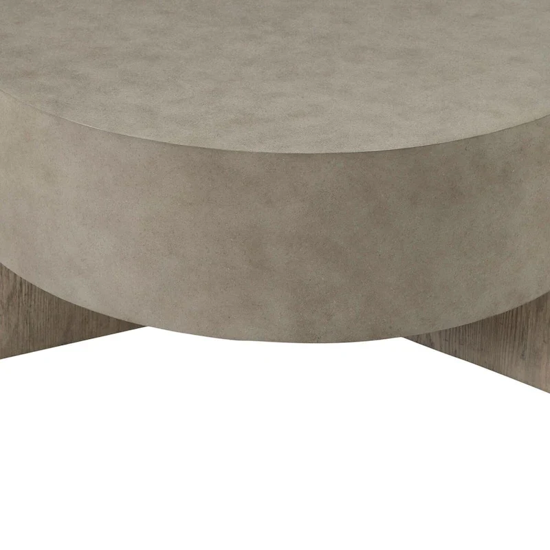 Affinity Dusty Taupe & Concrete 3 Piece Round Cocktail Table Set